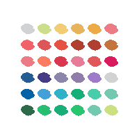 Spring Palette Sticker by Cromos