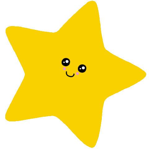 Happy Star Sticker by Rhonda