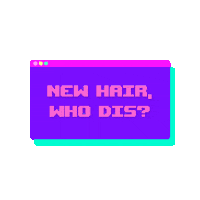 90S Neon Sticker by ICON Salon