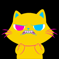 Angry Cats GIF