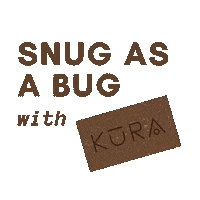 kuraorganics organic kura snug its here Sticker