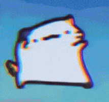 cannedsoupl cat kitty synthwave dancing cat GIF