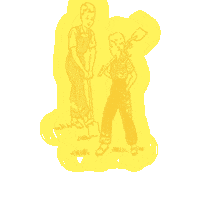 Plant Digging Sticker by The Big Favorite