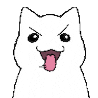 Cat Tongue Sticker