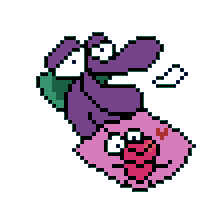 Sleepy Pixel Sticker