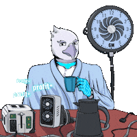 Mood Working Sticker by ambientcrypto