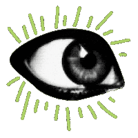 Look Eye Sticker by Krebsgesellschaft-Brandenburg