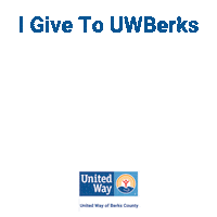 Give United Way Sticker by United Way of Berks County