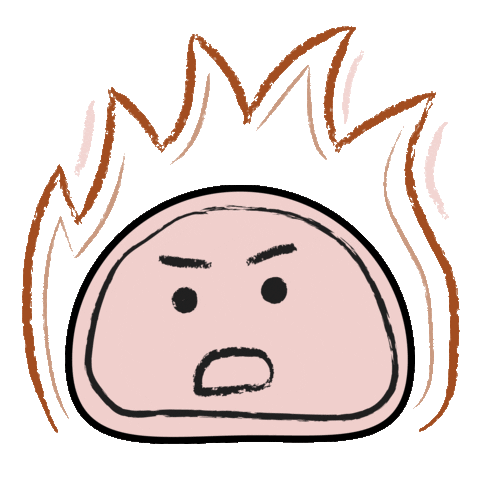 mdphdlett giphyupload food angry fire Sticker