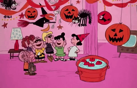 Its The Great Pumpkin Charlie Brown Party GIF by Halloween