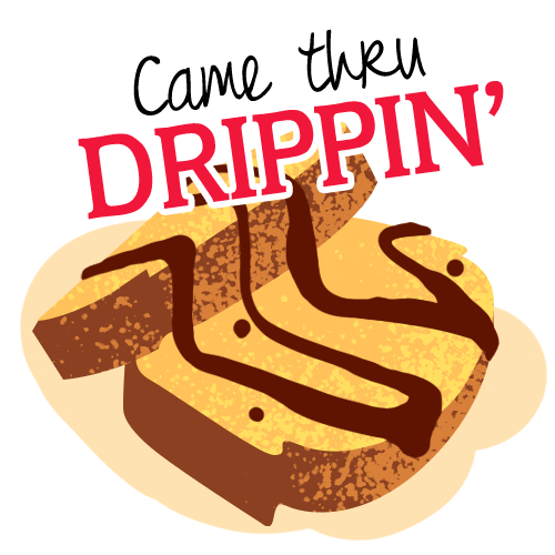 saraleedesserts yum delicious desserts drizzle Sticker