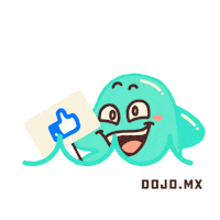 dojostudiomx happy like feliz play Sticker