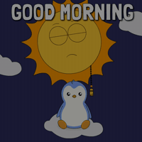 Good Morning Sun GIF by Pudgy Penguins