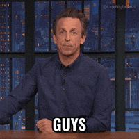 Seth Meyers Reaction GIF by Late Night with Seth Meyers