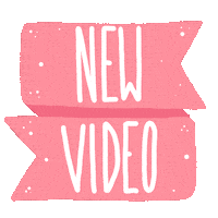 New Video Pink Sticker