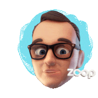 Comedy Glasses Sticker by Zoop®️