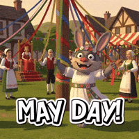 Excited May Day GIF