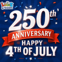 United States Celebration GIF by Lucas and Friends by RV AppStudios