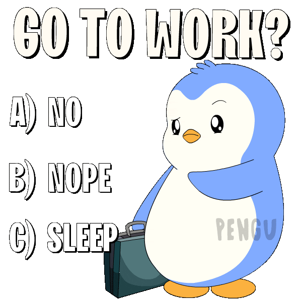 Penguin Cinema Sticker by Pudgy Penguins