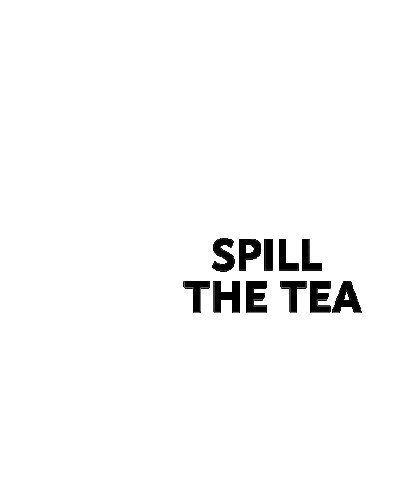 Spill The Tea Sticker by YouTube
