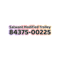 SatwantAgro trolley kisaan kisan satwant Sticker
