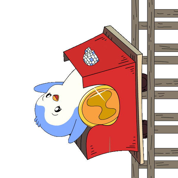 Roller Coaster Crypto Sticker by Pudgy Penguins