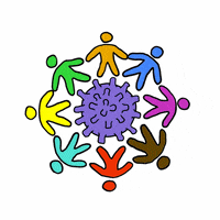 rau-and-friends corona social distancing social distance washing hands GIF