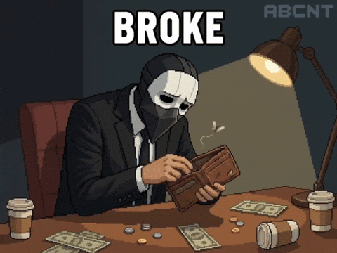 No Money Wallet GIF by ABCNT
