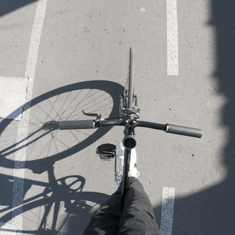 No Hands Bike GIF