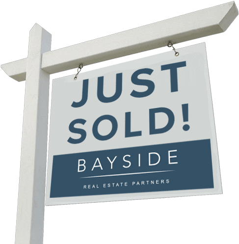 Sold Sign Sticker by Bayside Real Estate Partners