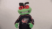 Hockey Reaction GIF by Columbus Blue Jackets