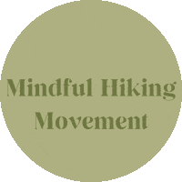 Hiking Mindfulness Sticker by thefemaleexplorer