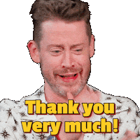 Thank You Very Much Sticker by First We Feast