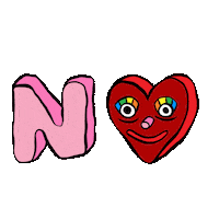 Heart No Sticker by hollysimple