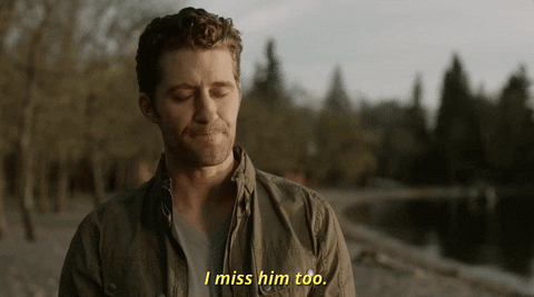 i miss him too matthew morrison GIF by After The Reality