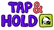 Swipe Tap Sticker by Taco Bell