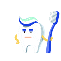 noblegroup teeth special tooth toothbrush Sticker