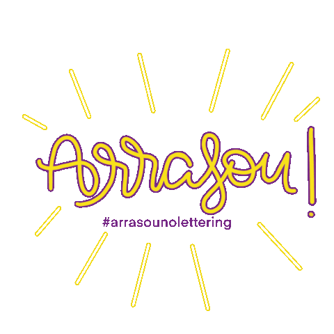 lucianaolivier amarelo roxo arrasou luolivier Sticker