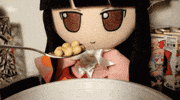 Cereal Mokou GIF