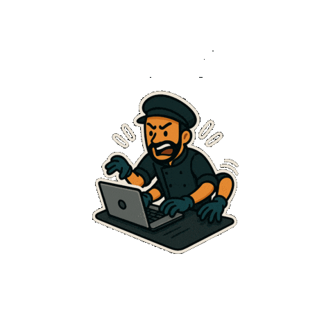 Laptop Click Sticker by sugarlab