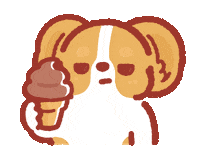 Angry Corgi Sticker