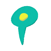 kylesGreen220801 tag map location checkin Sticker