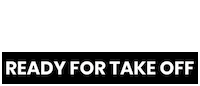 Airplane Takeoff Sticker by Umsatz