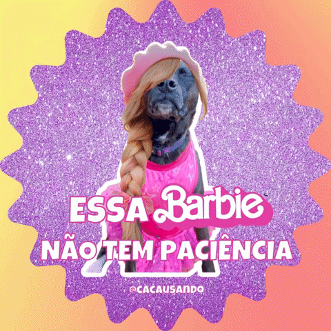 Barbie Movie Dog GIF