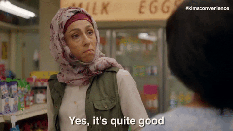 very good yes GIF by Kim's Convenience