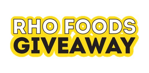 RhoFoods giphyupload giveaway snacks rho foods Sticker