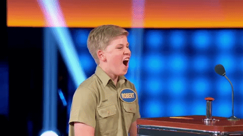 excited celebrity family feud GIF by ABC Network