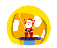 Merry Christmas Santa Sticker by Royal Caribbean