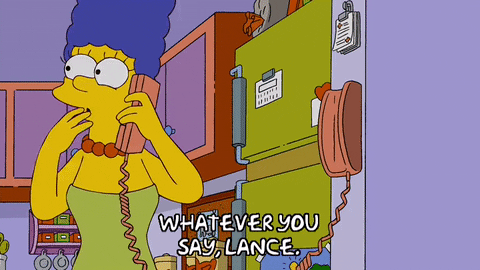 excited marge simpson GIF
