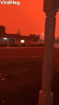 Caldor Fire Darkens Nevada Sky